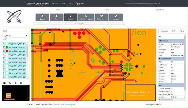 Gerber Viewer - PCB-Investigator